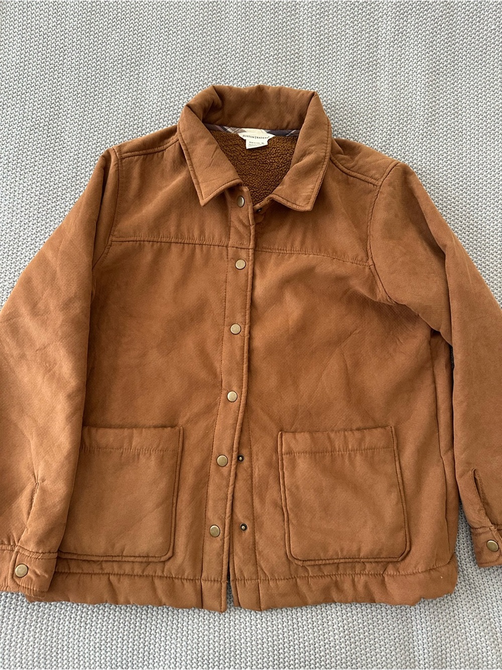 Boston Traders Button-Front Utility Jacket - Picture 2 of 8